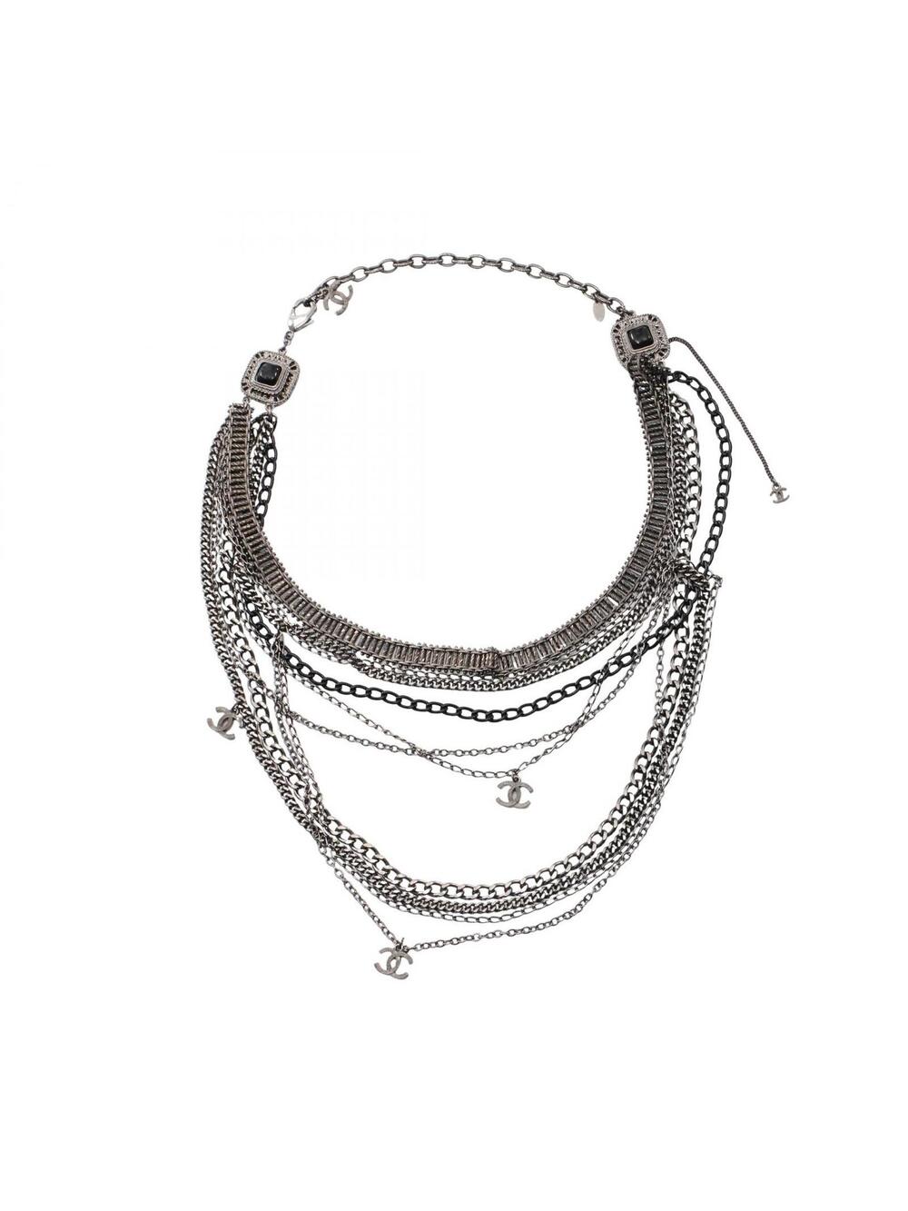 Chanel Coco Mark 10 Strand Necklace #296239C13B